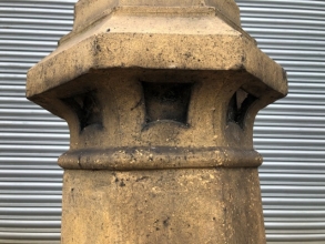 Victorian vented octagonal chimney pot