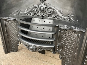 Victorian cast iron hob grate insert