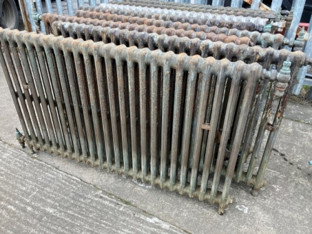 Two column cast iron radiators