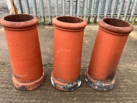 1930's terracotta chimney pots