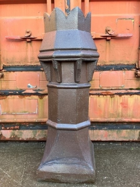 Salt glazed crown chimney pot