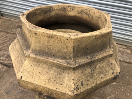 Victorian vented octagonal chimney pot