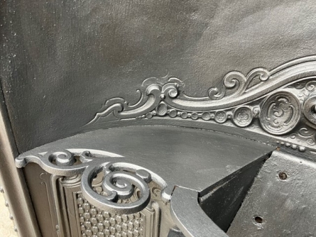Victorian cast iron hob grate insert