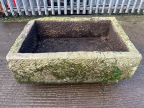 Reclaimed stone trough