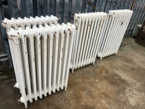 Three column cast iron radiators