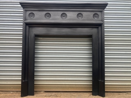 Cast iron fire surround