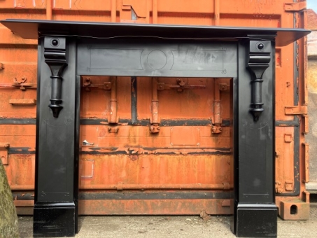 Victorian slate fire surround