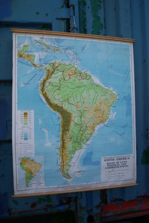 Philips map of South America