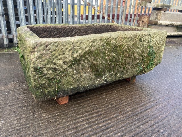 Reclaimed stone trough