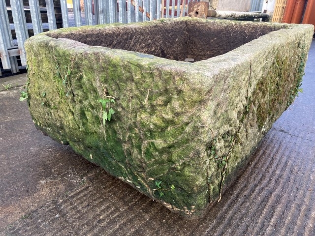 Reclaimed stone trough