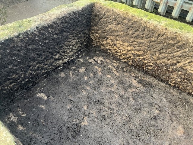 Reclaimed stone trough