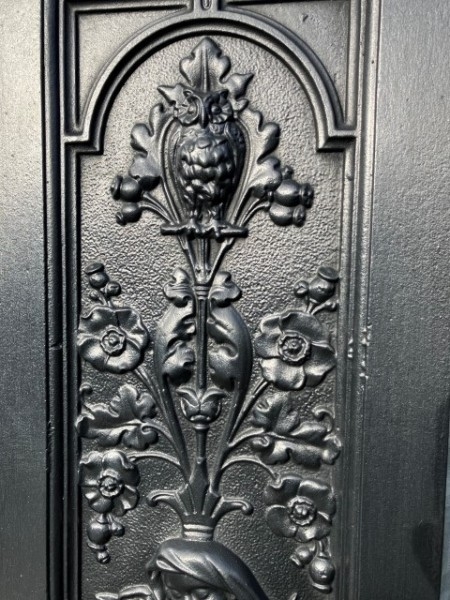 Victorian cast iron fire surround