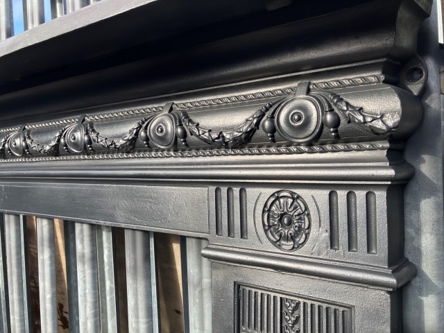 Victorian cast iron fire surround