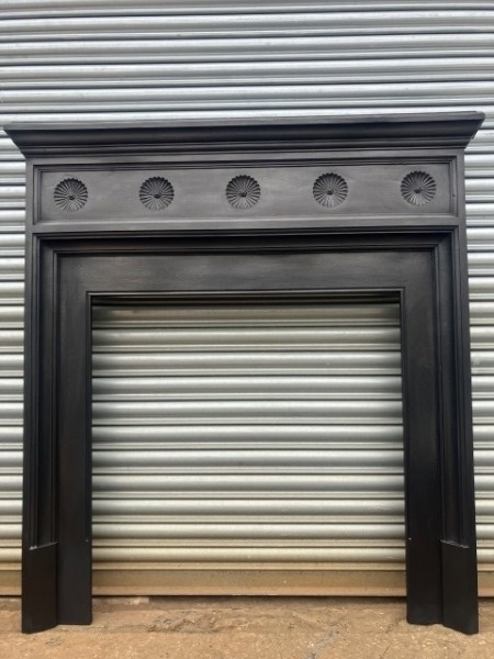 Cast iron fire surround