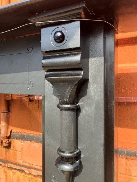 Victorian slate fire surround