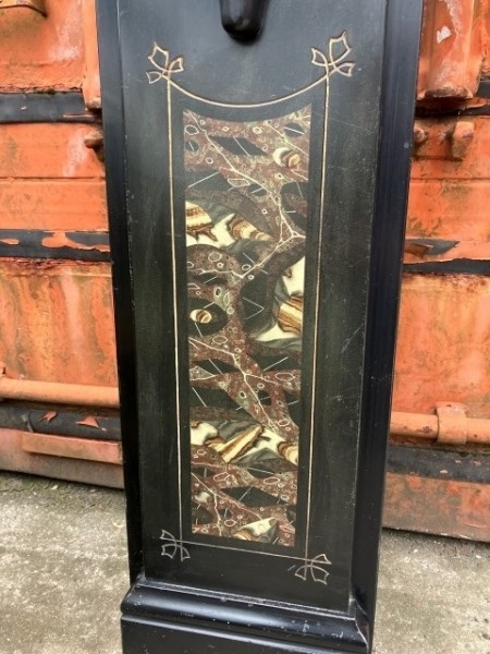 Victorian marbleised slate fire surround