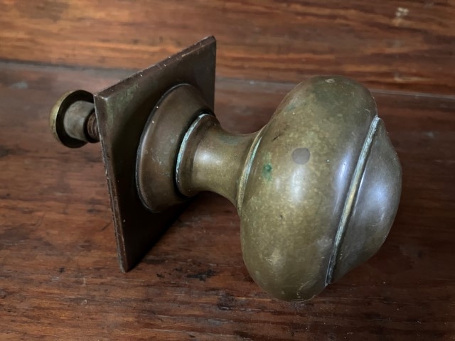 Original Victorian door furniture set