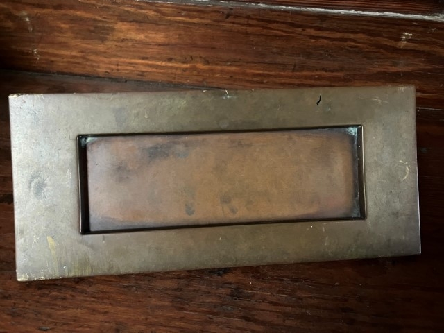 Original Victorian door furniture set