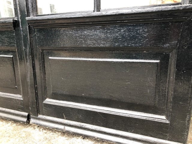 Edwardian glazed oak doors
