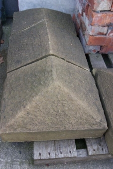 Reclaimed Sandstone Pillar Caps