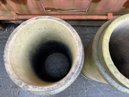 Victorian cylindrical chimney pots