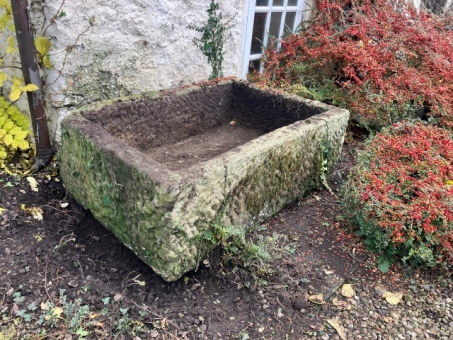 Reclaimed stone trough