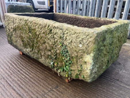 Reclaimed stone trough