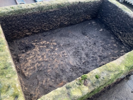 Reclaimed stone trough