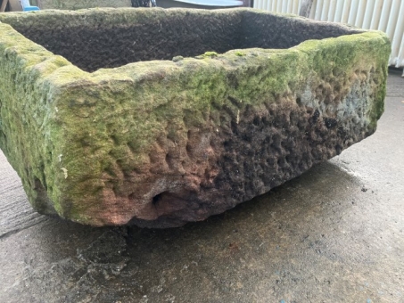 Reclaimed stone trough