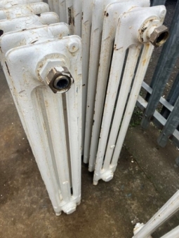 Three column cast iron radiators