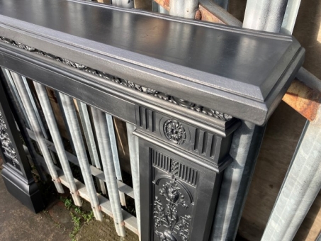 Victorian cast iron fire surround