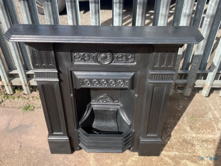 Victorian cast iron bedroom grate
