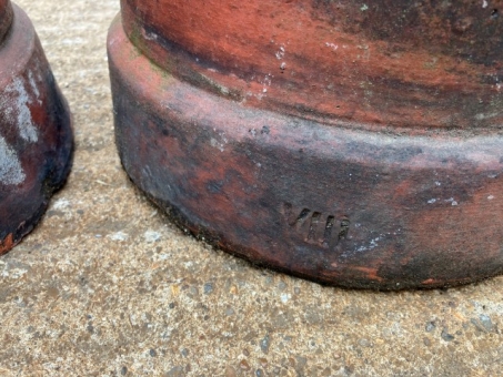 Victorian terracotta chimney pots