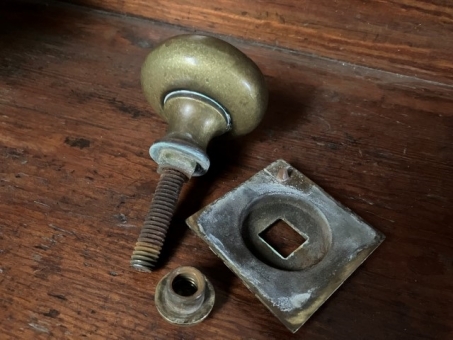 Original Victorian door furniture set