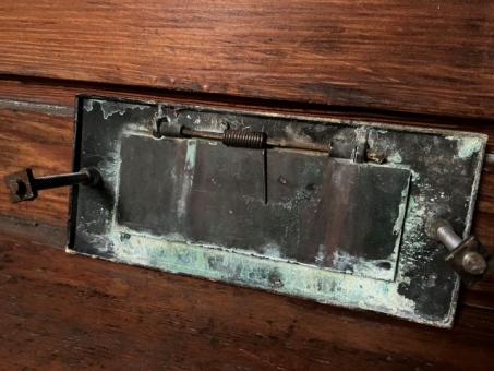 Original Victorian door furniture set