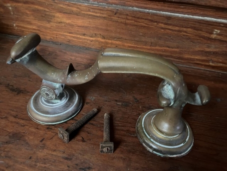 Original Victorian door furniture set