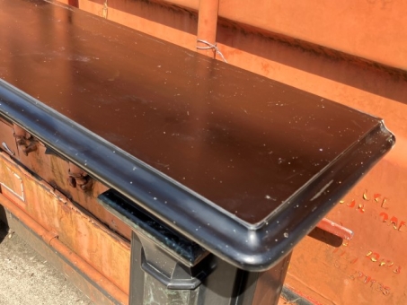 Victorian marbleised slate fire surround