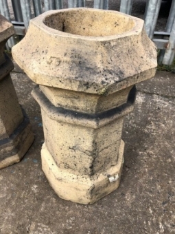 Victorian octagonal chimney pots